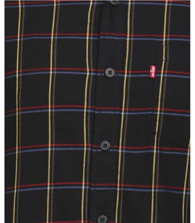 Men Regular Fit Striped Slim Collar Casual Shirt - Image 6