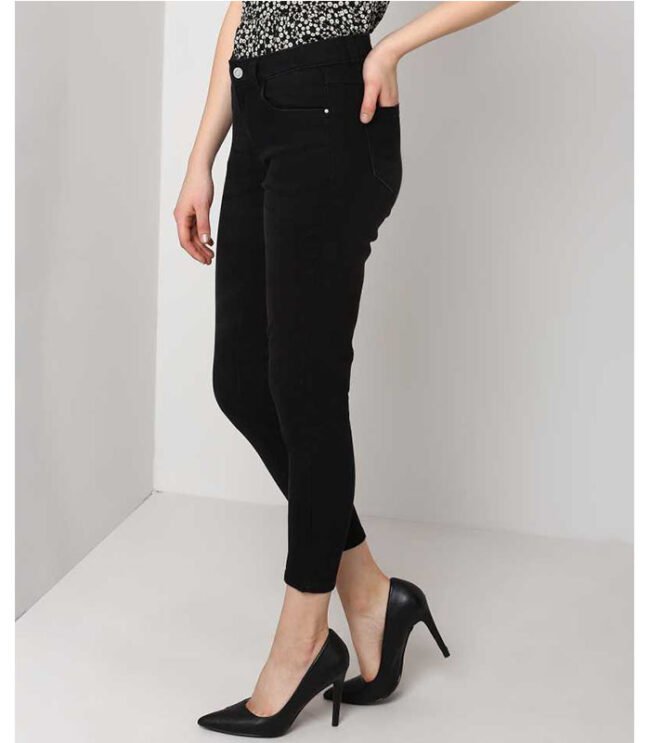 FM Skinny Women Black Jeans - Image 3