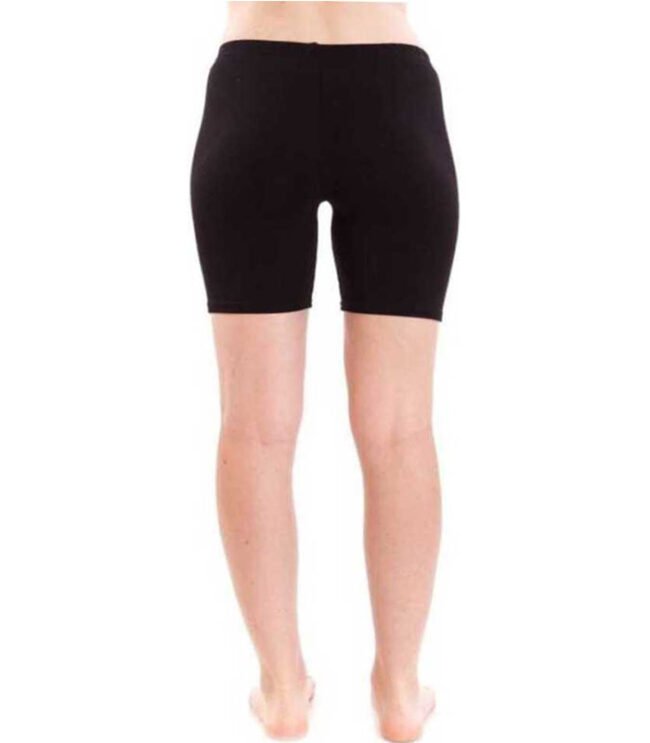 MRs Solid Women Black Cycling Shorts - Image 2