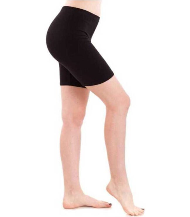 MRs Solid Women Black Cycling Shorts - Image 4