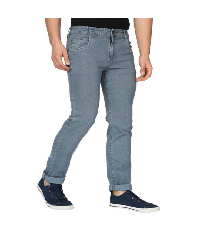 Studio Nexx Regular Men Grey Jeans - Image 3