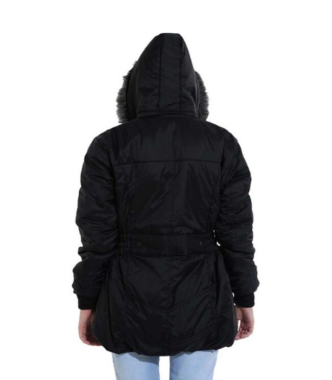 Masonic Full Sleeve Solid Women Padded Jacket - Image 2