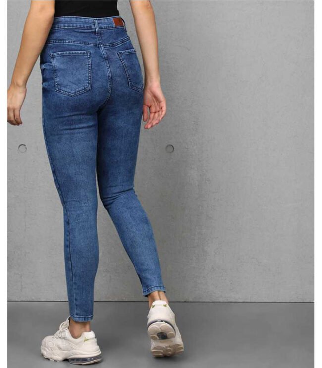 Mnaut Skinny Women Blue Jeans - Image 3