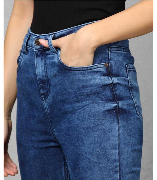 Mnaut Skinny Women Blue Jeans - Image 4
