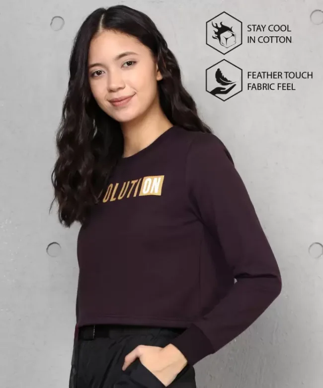 METRONAUT Full Sleeve Printed Women Sweatshirt - Image 4